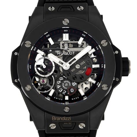 hublot bigger bang all black|hublot big bang meca 10.